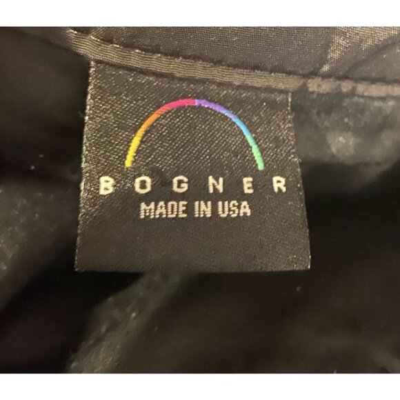 Bogner Ski Snow Pants Straight Leg Made in USA Nylon Black Size 12 - Picture 5 of 5